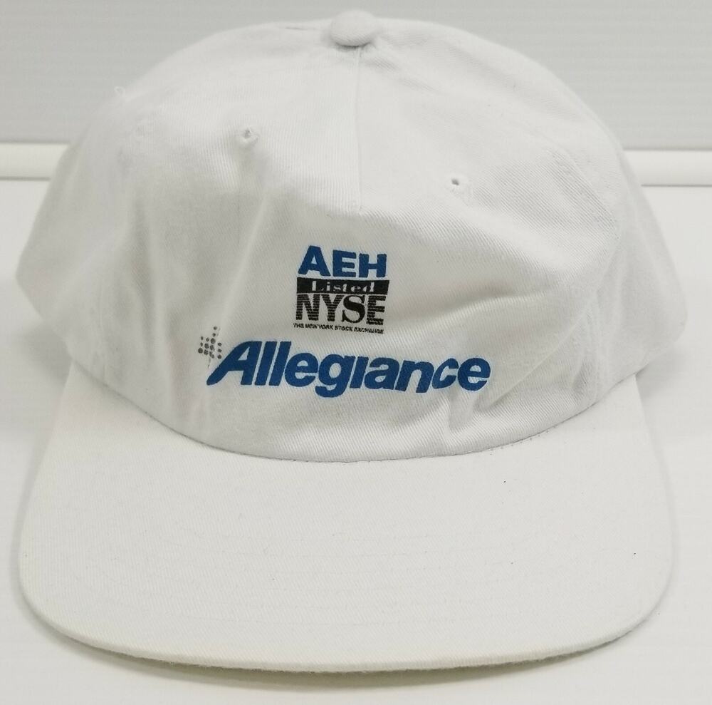 N) Allegiance Corporation AEH NYSE Stock Exchange Promotional Hat Baseball Cap